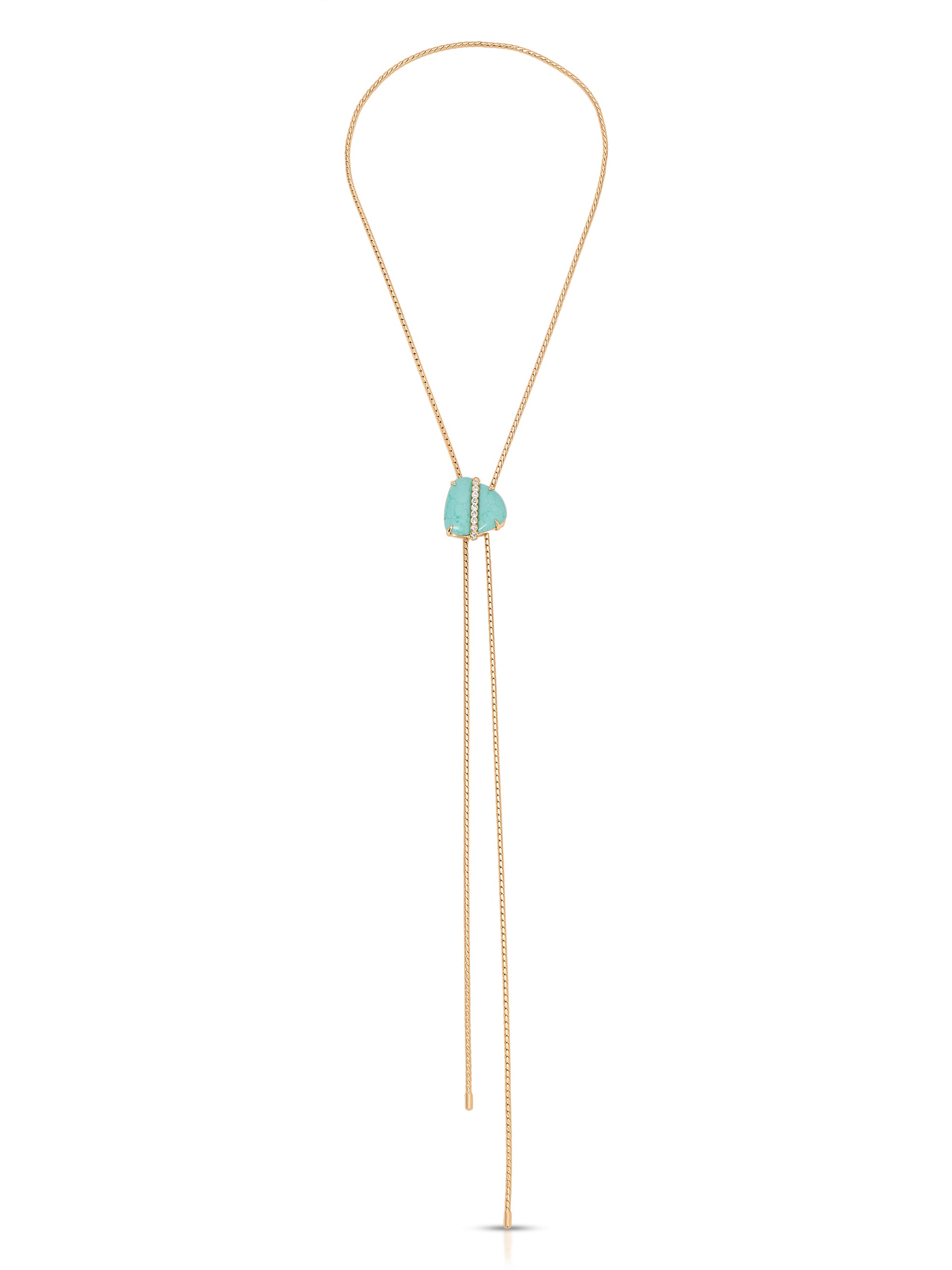 Turquoise Solstice Bolo Necklace full