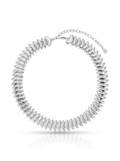 Metal Moderna Necklace silver