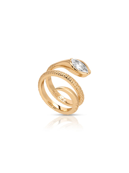 Marquise Coiled Ring