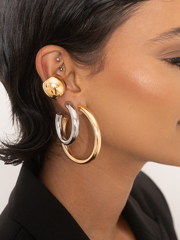 model in ettika earrings