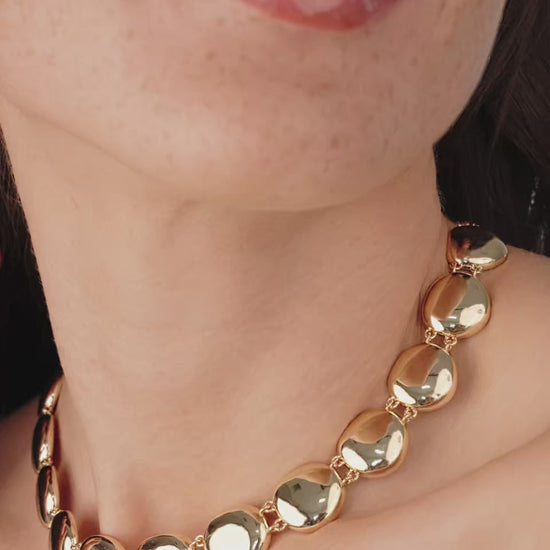 Polished Pebble Choker Necklace video