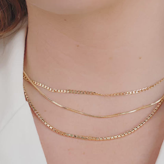 Minimal Layers Crystal Necklace video