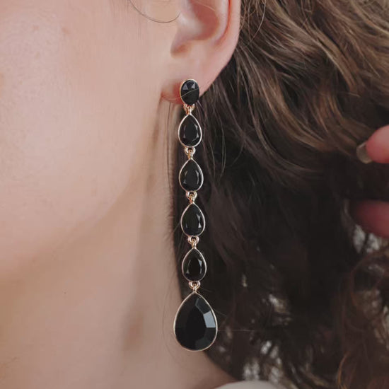 Crystallized Drop Earrings video