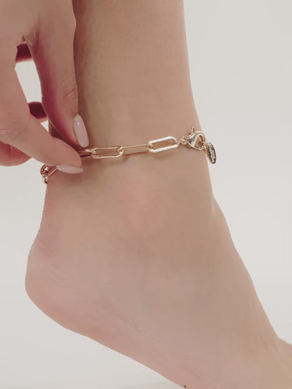 Interlinked Chain Anklet