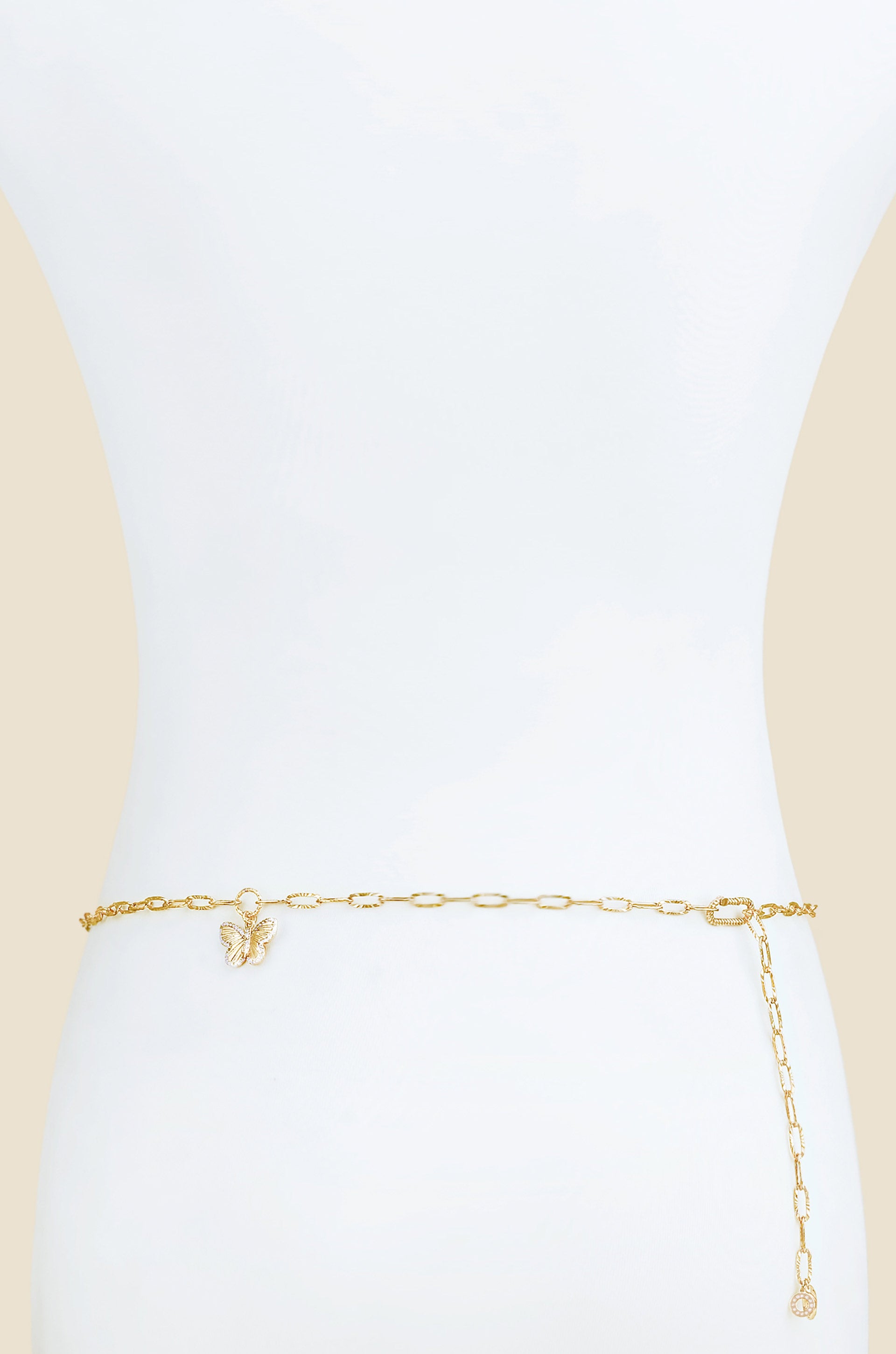 Waist chain outlet belt