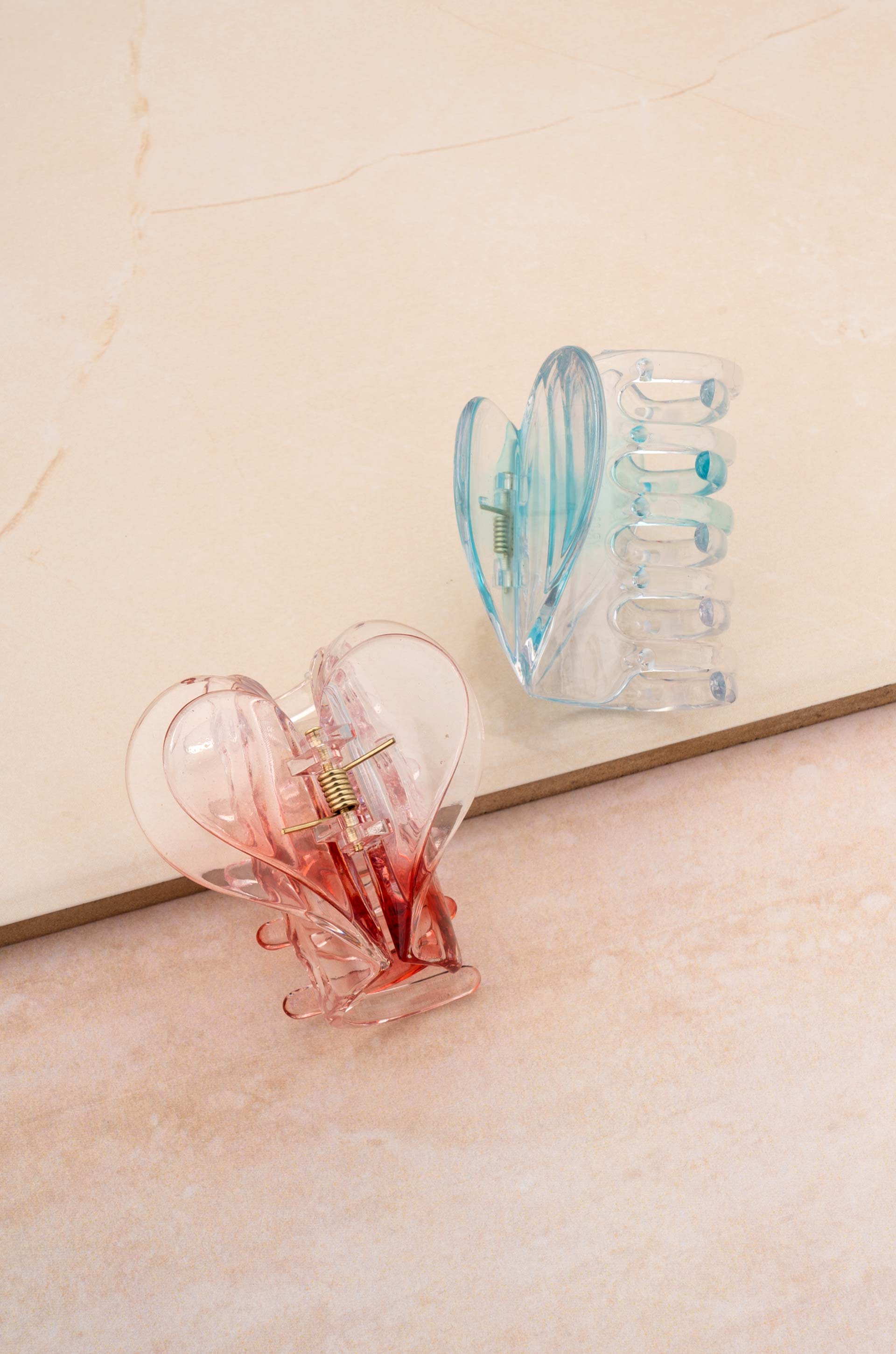 Full Hearts Clear Hair Claw Set – Ettika