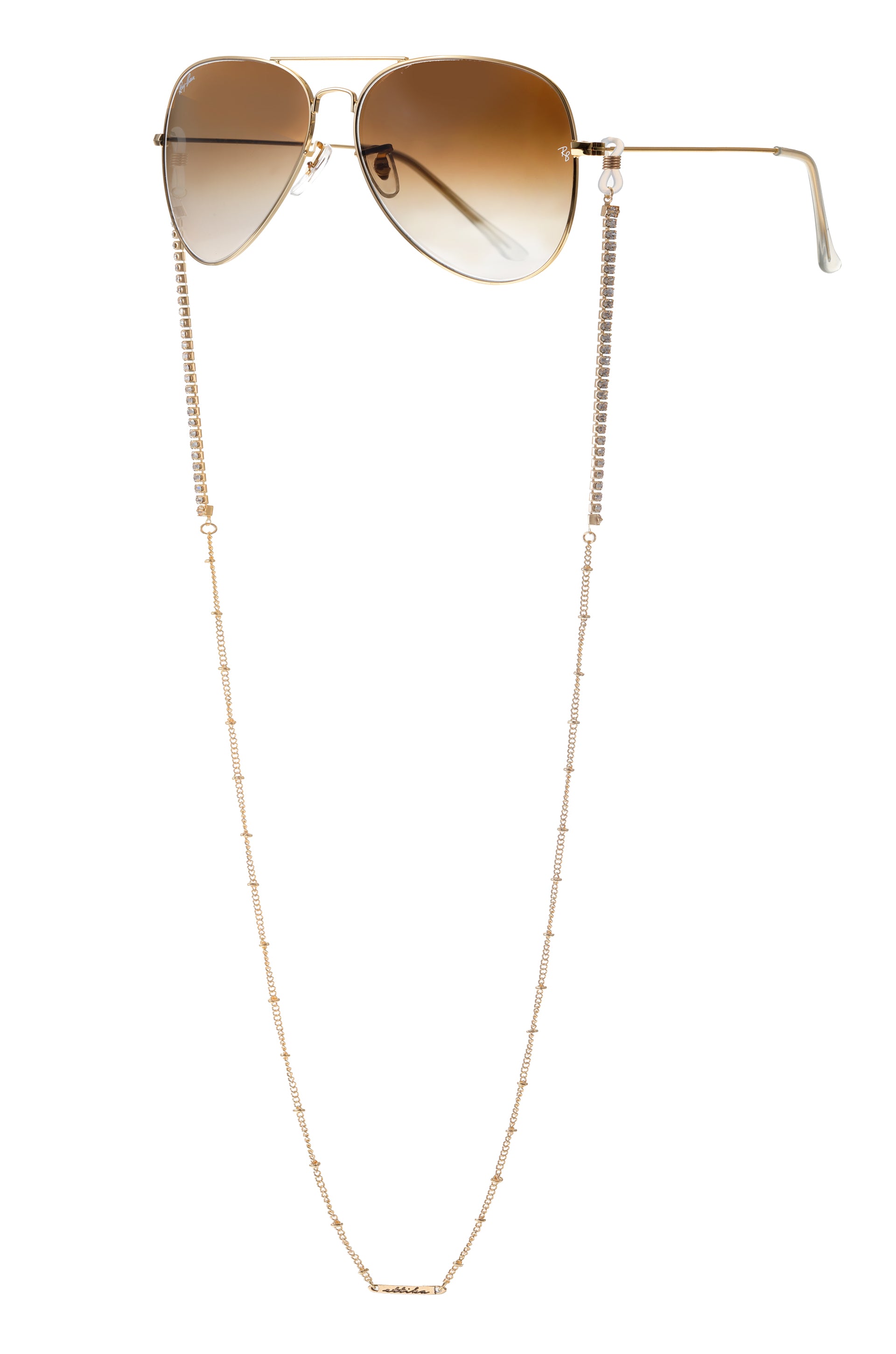 Crystal hotsell eyeglass chain