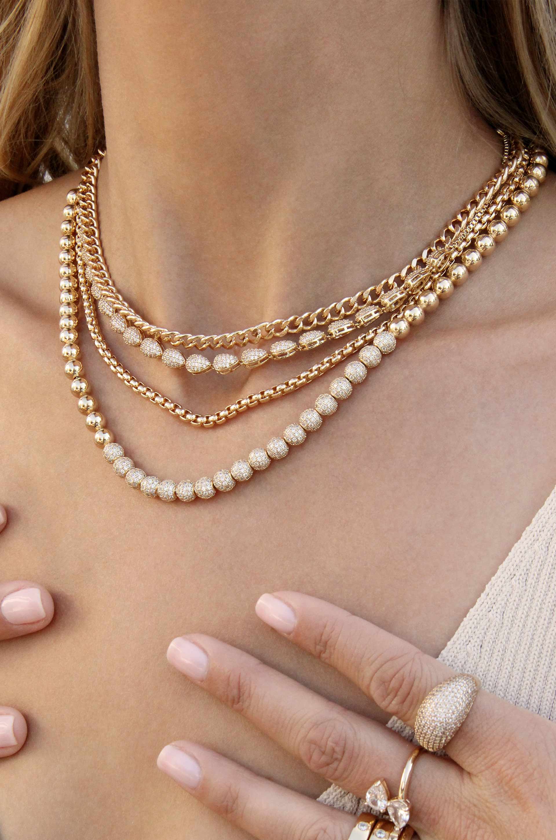 Show Yourself Crystal Bead Necklace – Ettika