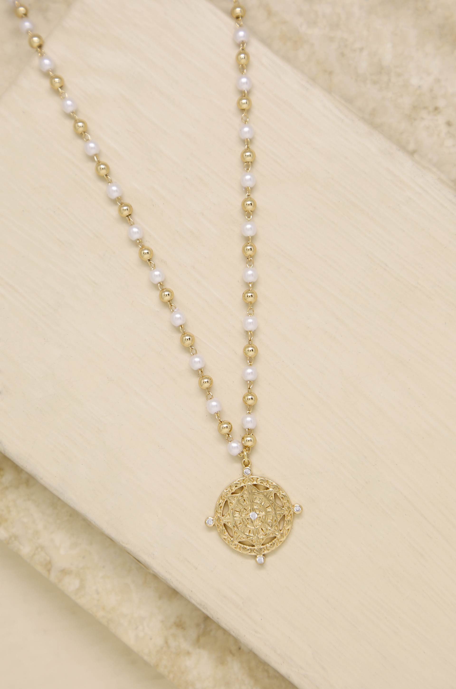 19SO 24 7 18k necklace - アクセサリー